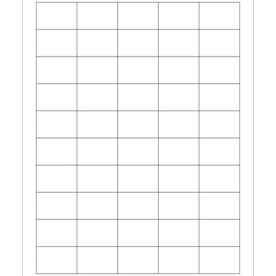 1.5x1 Glossy White Permanent Acrylic Laser Labels 5000/Case LL212 - alias listing