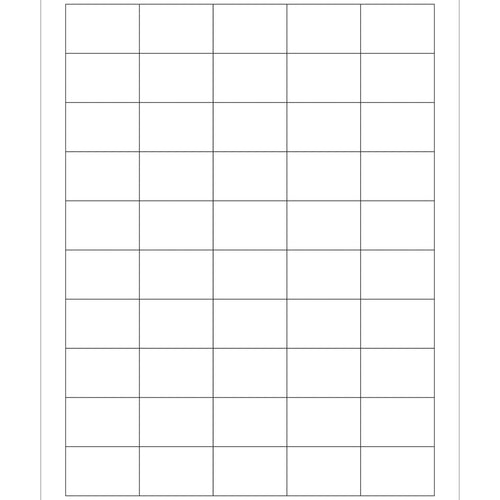 1.5x1 Glossy White Permanent Acrylic Laser Labels 5000/Case LL212 - alias listing