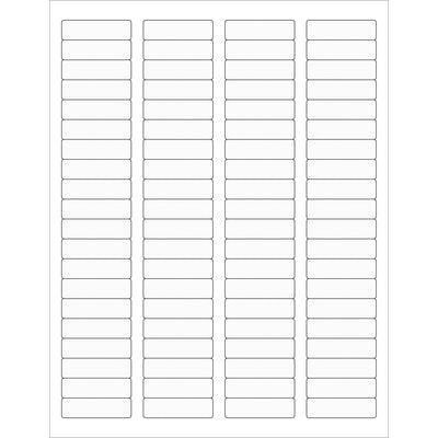 Professional-grade clear laser labels sized 1.75" x 0.5" deliver reliable compliance labeling for shipping coordinators and logistics teams. Permanent acrylic adhesive resists heat and printer jamming, with matte finish for clean barcode and tracking information. Sold by the case of 8000 labels with ready-to-use Microsoft Word template.