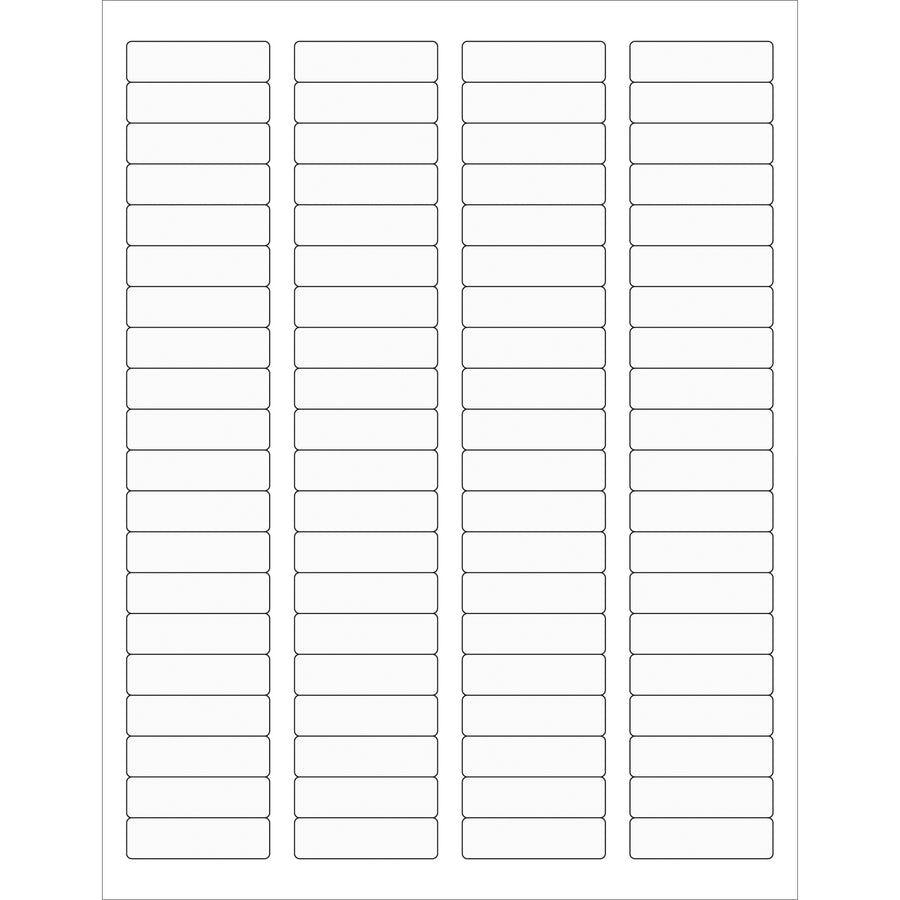 Professional-grade clear laser labels sized 1.75" x 0.5" deliver reliable compliance labeling for shipping coordinators and logistics teams. Permanent acrylic adhesive resists heat and printer jamming, with matte finish for clean barcode and tracking information. Sold by the case of 8000 labels with ready-to-use Microsoft Word template.