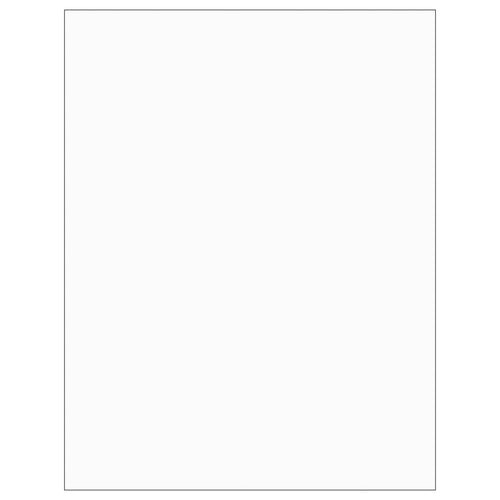 8.5x11 Clear Permanent Acrylic Laser Labels 100/Case LL224CL - alias listing