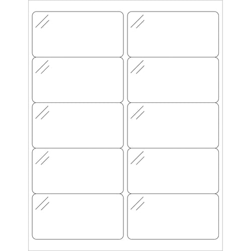 Glass-like transparent polyester laser labels that ensure maximum visibility for international shipments and compliance labeling. 4