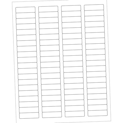 1 3/4 x 1/2 in Weather-Resistant Polyester Laser Labels 8000/Case LL250WR - alias listing