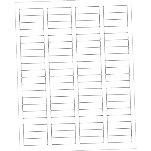 1 3/4 x 1/2 in Weather-Resistant Polyester Laser Labels 8000/Case LL250WR - alias listing