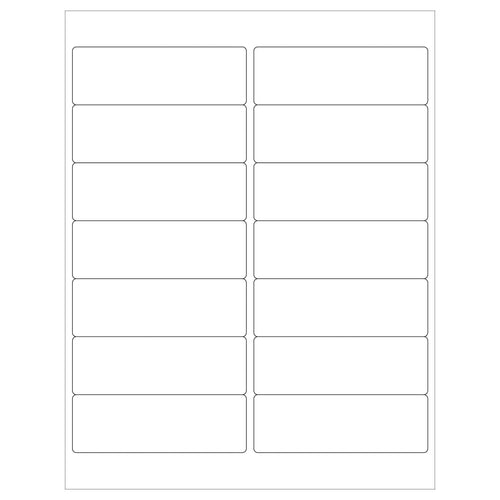 4 x 1 1/3 in Weather-Resistant Polyester Laser Labels 1400/Case LL259WR - alias listing