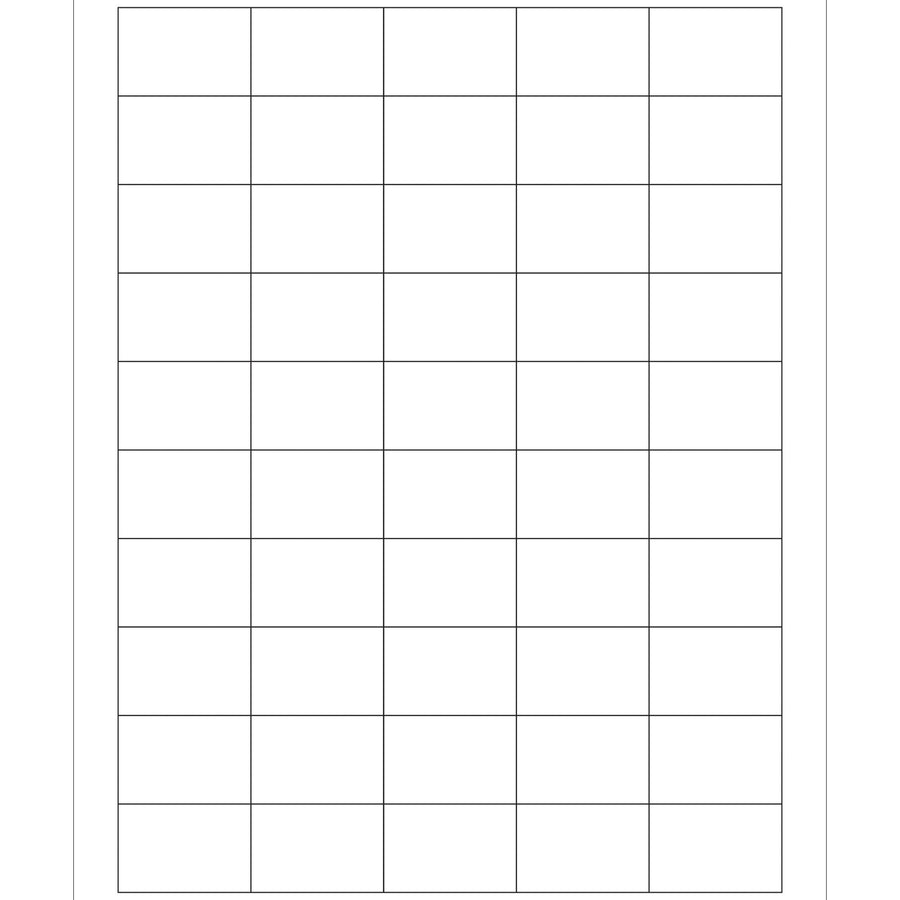 1.5x1 White Removable Laser Labels 5000/Case LL260 - alias listing