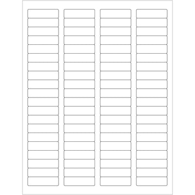 Ship products with professional removable rectangle laser labels that lift cleanly without residue. Our 1 3/4" x 1/2" white removable acrylic labels work seamlessly with laser and inkjet printers, making them ideal for temporary marking, relabeling, and compliance tracking in shipping operations. Order 8000 labels per case with ready-to-use Microsoft Word template included.