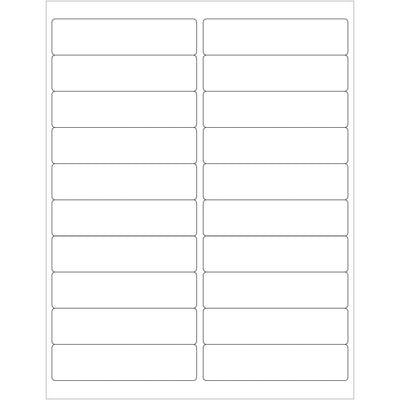 Professional-grade 4" x 1" removable rectangle laser labels engineered for shipping coordinators and logistics teams who demand clean removal without residue. Acrylic material works flawlessly with laser and inkjet printers, and includes a Microsoft Word template for instant formatting. Order by the case: 2,000 labels per box.