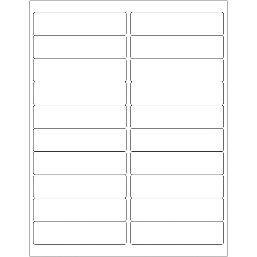 Professional-grade 4" x 1" removable rectangle laser labels engineered for shipping coordinators and logistics teams who demand clean removal without residue. Acrylic material works flawlessly with laser and inkjet printers, and includes a Microsoft Word template for instant formatting. Order by the case: 2,000 labels per box.