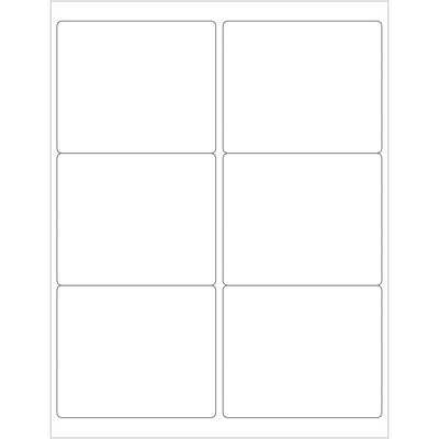 Clean-removal 4x3 1/3" white removable laser labels designed for shipping coordinators and logistics professionals who need temporary, compliant labeling without damage. Removable acrylic adhesive lifts cleanly with zero residue, compatible with laser and inkjet printers. Sold in cases of 600.