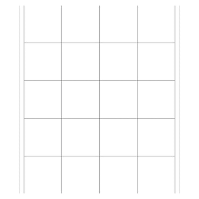 2x2 White Removable Acrylic Laser Labels 1200/Case LL273 - alias listing