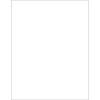 Professional-grade opaque white blockout laser labels that permanently mask previous shipping information, allowing you to safely reuse boxes and mailers. 8.5" x 11" printable labels with permanent acrylic adhesive resist smudging in transit. Sold as case of 100.