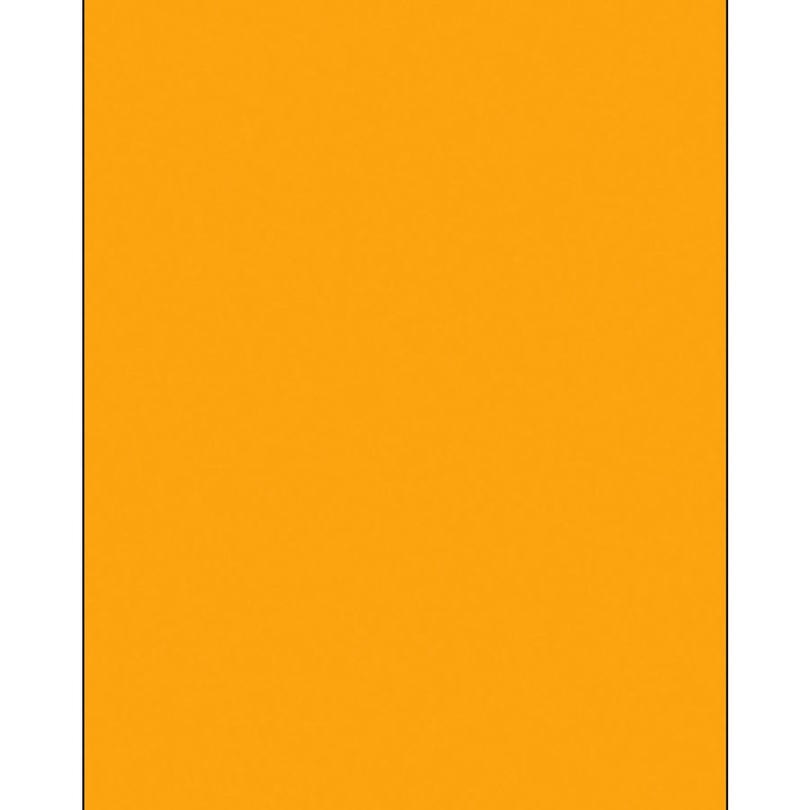 8.5x11 Fluorescent Orange Removable Laser Labels 100/Case LL420OR - alias listing