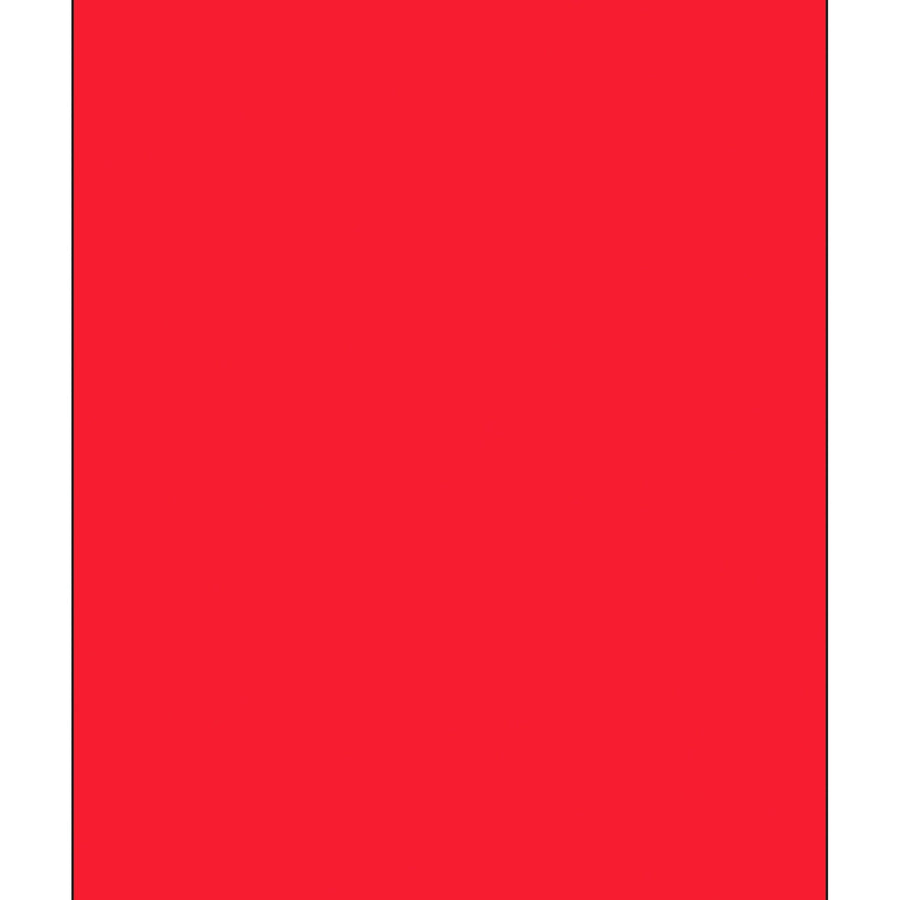 8.5x11 Fluorescent Red Removable Laser Labels 100/Case LL420RD - alias listing