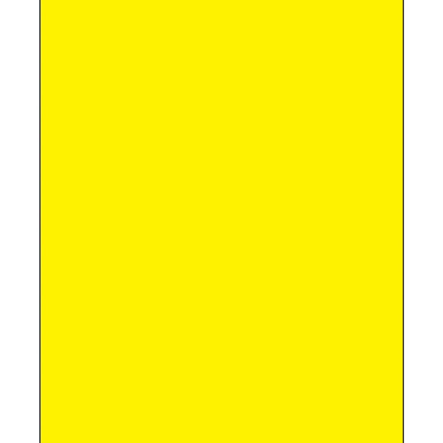 8.5x11 Fluorescent Yellow Removable Laser Labels 100/Case LL420YE - alias listing