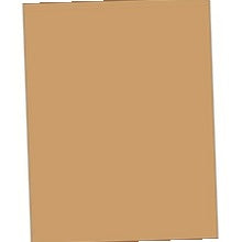 8.5x11 Kraft Blockout Laser Labels LLB300 - alias listing