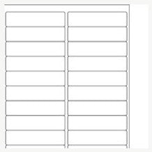 4x1 EZ Peel White Rectangle Laser Labels LLEP205 - alias listing