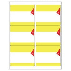 Blank To/From Labels Yellow/Red LLTFYR - alias listing