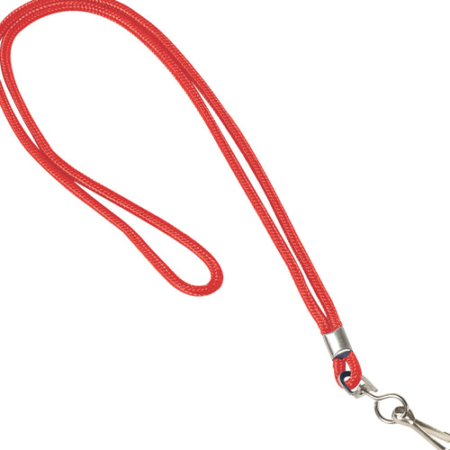 36 in Red Nylon Lanyard with Swivel Metal Hook 24/Case LY101