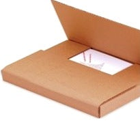 10.25x10.25x1 Kraft Easy Fold Mailers 50/Bundle M10101K - alias listing