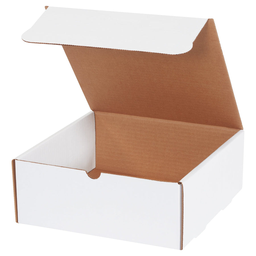 10x10x4 White Corrugated Literature Mailers 50-Pack M10104 - alias listing