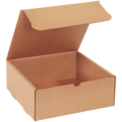 10x10x4 Kraft Literature Mailers - Self-Seal Corrugated, 50-Pack