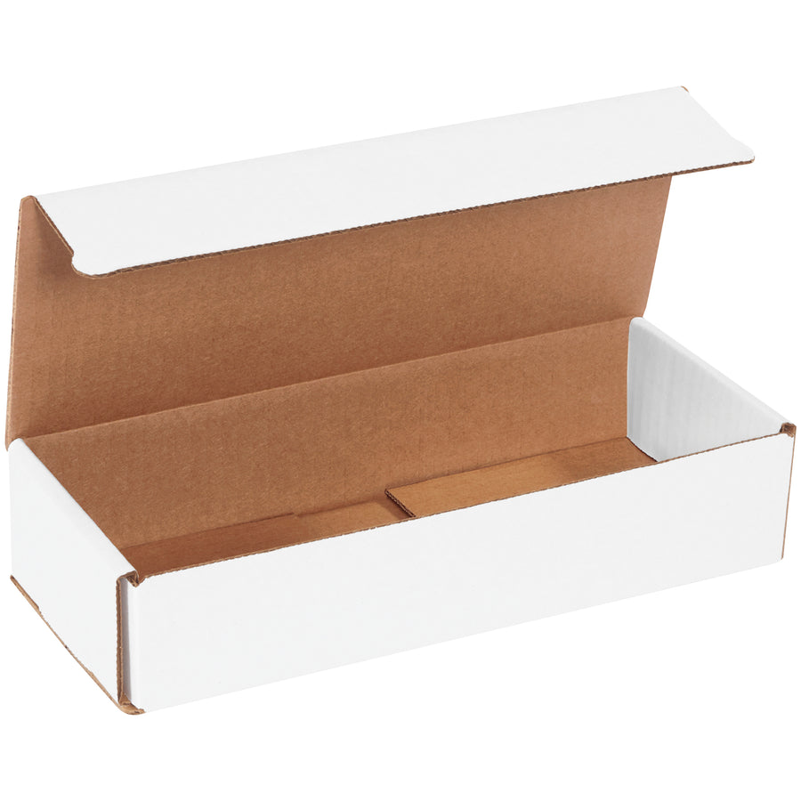 10x4x2 ECT-32 White Corrugated Mailers, 50-Count Bundle