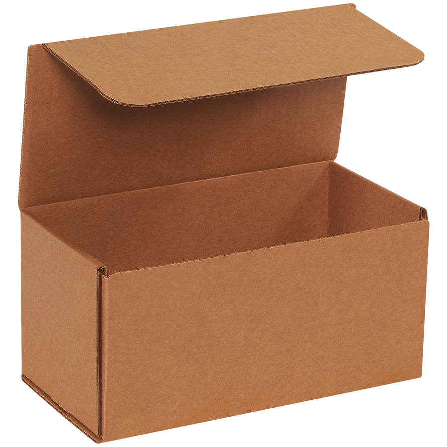Premium ECT-32-B kraft corrugated mailers in 10x5x5 dimensions–engineered for crush resistance and maximum protection. One-piece fold-and-tuck design requires no tape, glue, or staples. Ships and stores flat to reduce warehouse footprint and freight costs. Bundle of 50.