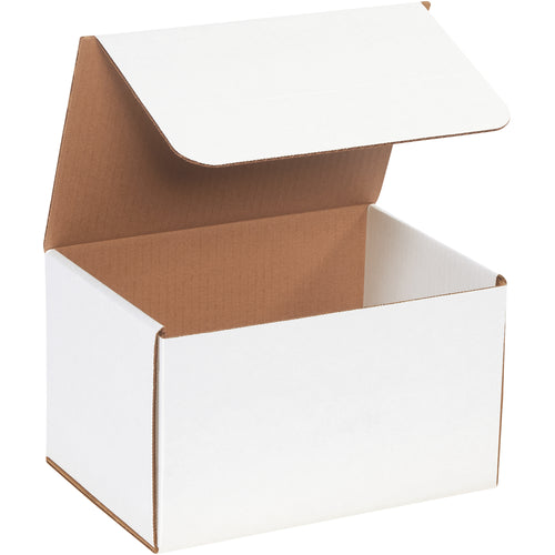Ship with confidence using these ECT-32-B white corrugated mailers in 10x7x6 dimensions. One-piece fold-and-tuck design provides double-wall crush resistance on front and sides‚no tape, glue, or staples required. Bundle of 50 mailers reduces per-unit costs and keeps lightweight shipments protected.