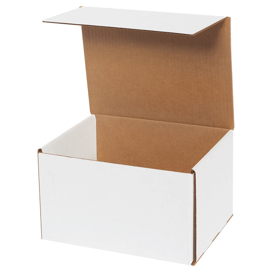 10x8x6 ECT-32 White Corrugated Mailers 50-Pack M1086 - alias listing