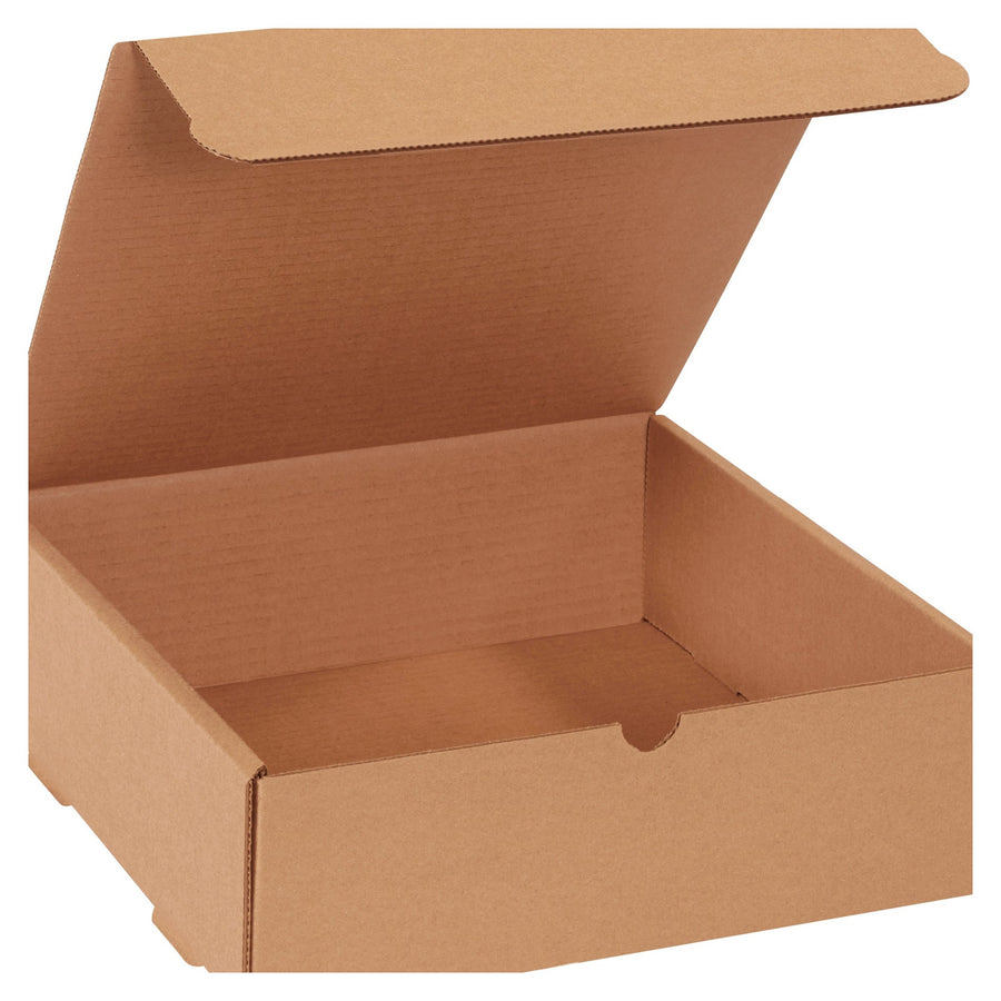 11.5x11.5x3.75 Kraft Self-Seal Corrugated Literature Mailers 50-Pack M11113K - alias listing