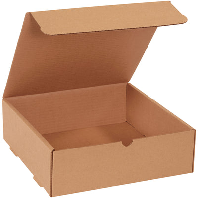 Ship documents and literature with professional confidence using these 11.5x11.5x3.75" kraft corrugated mailers. Self-sealing design assembles in seconds without tape, glue, or staples‚reducing prep time and labor costs. ECT-32-B strength ensures your shipments arrive crush-proof and protected.