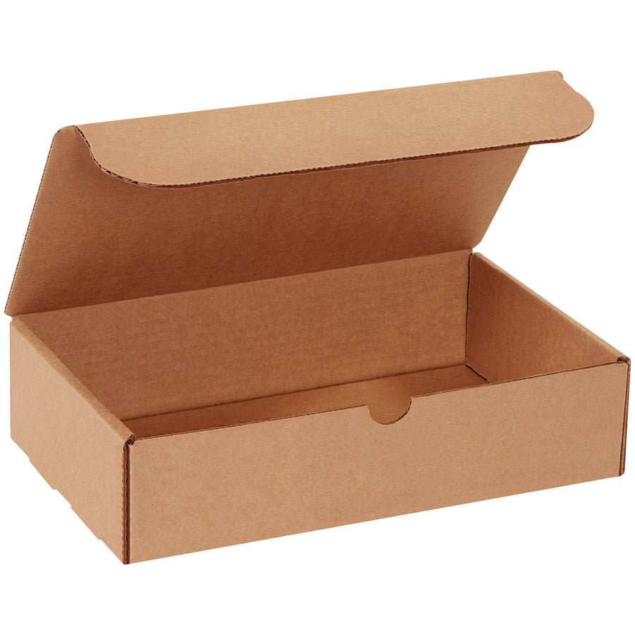 Assemble in seconds‚no tape, glue, or staples required. These 11x6.5x2.75 ECT-32 kraft corrugated literature mailers deliver professional presentation for catalogs, brochures, and documents. Crush-resistant one-piece design. 50 mailers per bundle.