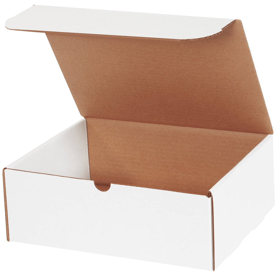 11 1/8 x 8 3/4 x 4 in White Corrugated Literature Mailers Self-Seal 50/Bundle M1184 - alias listing