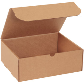 Ship documents and marketing materials with confidence using these self-seal kraft literature mailers. Manufactured from durable ECT-32-B corrugated material, each 11 1/8 x 8 3/4 x 4" box assembles in seconds without tape, glue, or staples. Perfect for e-commerce brands seeking professional presentation at cost-effective pricing‚50 boxes per bundle.