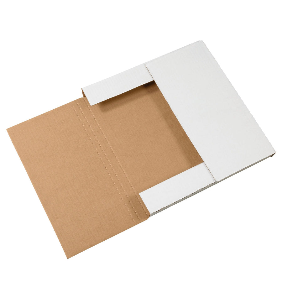 12.5x12.5x1 White Corrugated Mailers 50-Pack M12121 - alias listing