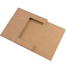 12.5x12.5x1 Kraft Easy Fold Mailers 50-Pack