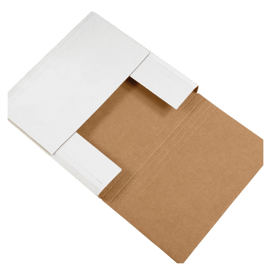 12.5x12.5x2 White Corrugated Mailers 50-Pack M12122BF - alias listing