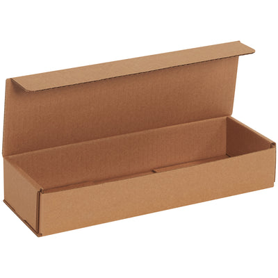 Reduce shipping costs with these lightweight 12x4x2 kraft corrugated mailers manufactured from durable ECT-32-B material. One-piece fold-and-tuck design requires no tape, glue, or staples and provides double-wall crush resistance on front and sides. Bundle of 50 ships flat to maximize storage efficiency in your warehouse.