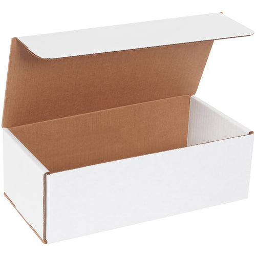 ECT-32-B white corrugated mailers deliver crush-resistant protection with zero assembly required–fold and ship in seconds. Engineered for small parcel logistics, these 12x6x4 one-piece mailers reduce material waste and freight costs while securing fragile items with double-wall front and side protection. Sold as a 50-bundle for volume efficiency.