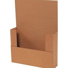12 1/8 x 9 1/8 x 3 in Kraft Easy-Fold Mailers 50/Bundle M1293BFK - alias listing