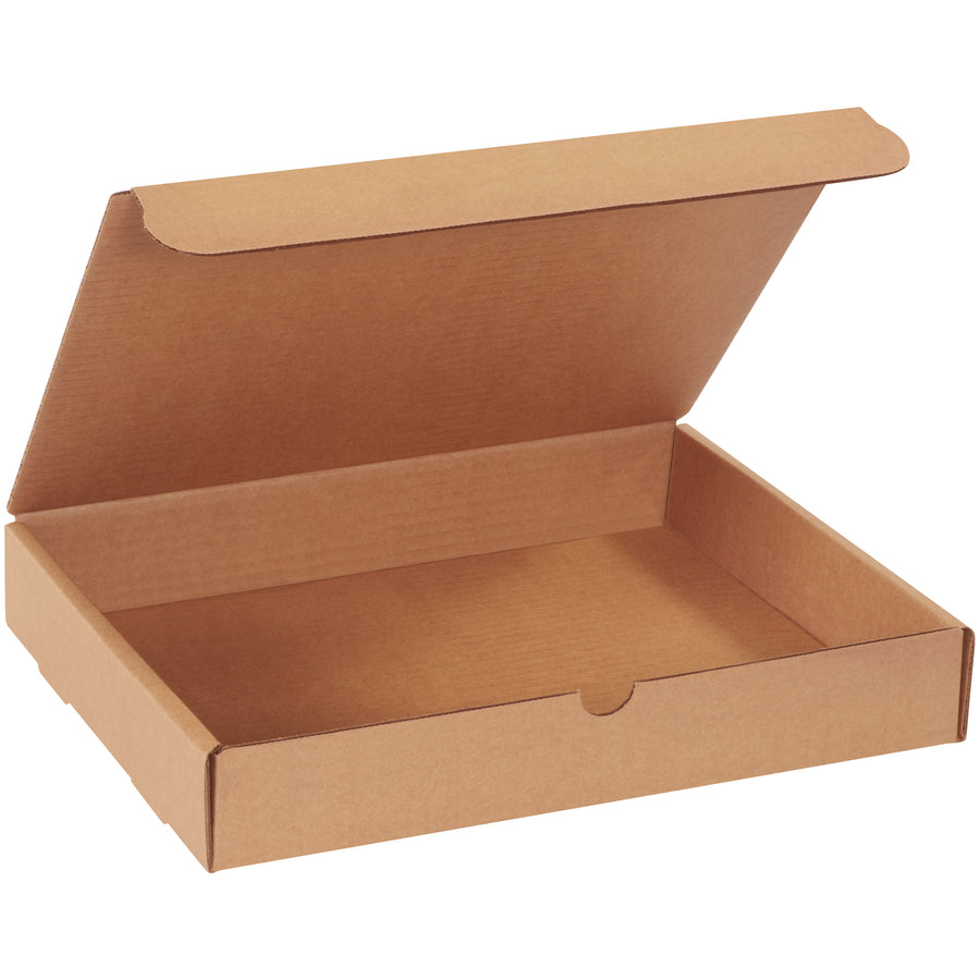 Professional 13x10x2 kraft corrugated literature mailers engineered for e-commerce brands. Self-sealing design assembles in seconds without tape, glue, or staples. ECT-32B construction provides crush-resistant protection for documents, catalogs, and marketing materials.