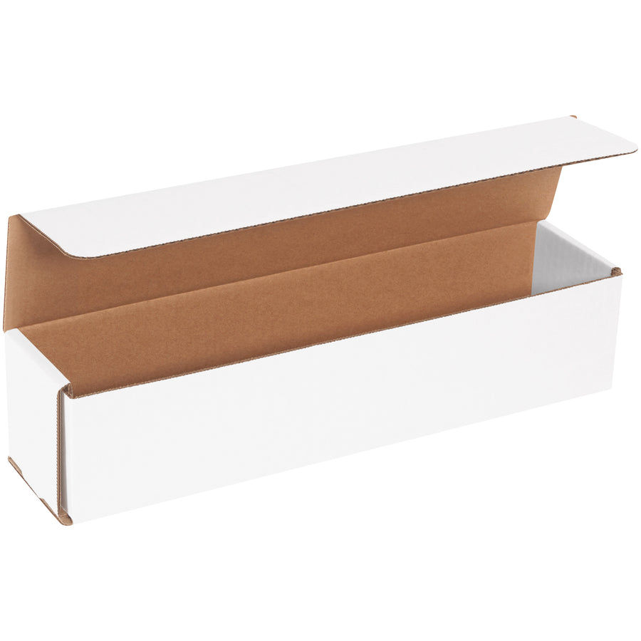 Save on postage with lightweight, crush-resistant 14x3x3 white corrugated mailers. ECT-32-B rated construction provides double-wall protection on front and sides. One-piece fold-and-tuck design requires no tape, glue, or staples–perfect for high-volume shipping operations. 50-pack bundle.