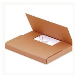 14.12x8.62x2 Kraft Easy Fold Mailers 50/Bundle M1482BFK - alias listing