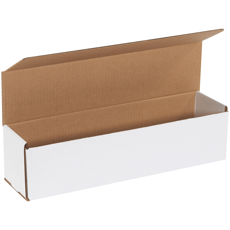 Ship with confidence using these 16x4x4 white corrugated mailers manufactured from ECT-32-B material. One-piece fold-and-tuck design eliminates tape, glue, and staples while delivering double-wall crush resistance. Sold as a bundle of 50–reduce labor time and maximize freight efficiency on lightweight shipments.