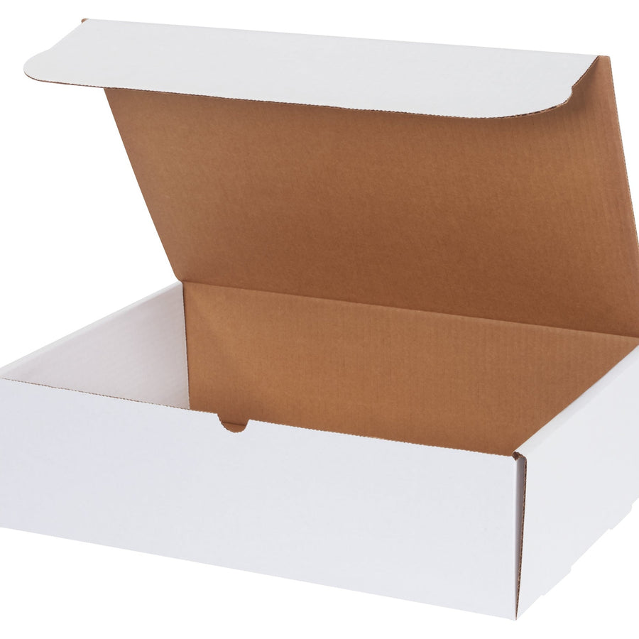 17 1/8 x 11 1/8 x 5 in White Corrugated Literature Mailers 50/Bundle M17115 - alias listing
