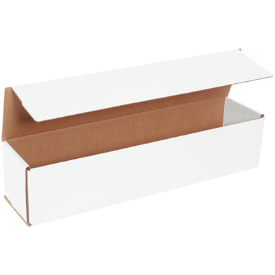ECT-32-B white corrugated mailers deliver double-wall crush resistance in a lightweight, one-piece fold-and-tuck design. At 18" x 4" x 4", these mailing boxes require no tape, glue, or staples‚fold in seconds and ship. 50-box bundle reduces per-unit costs and freight overhead for high-volume fulfillment operations.