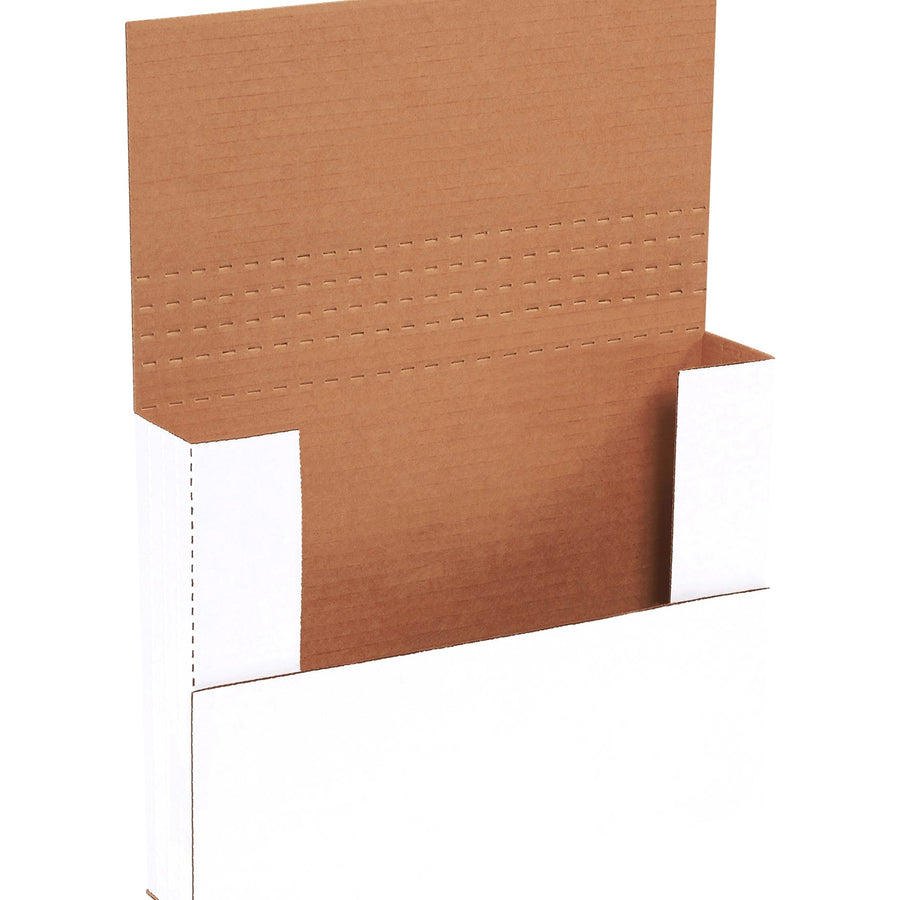 11 1/8 x 8 5/8 x 2 in White Corrugated Easy-Fold Mailers 50-Pack M1BK - alias listing