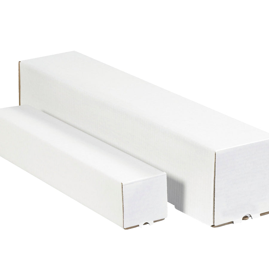 2x2x25 White Square Mailing Tubes 50-Pack M2225 - alias listing