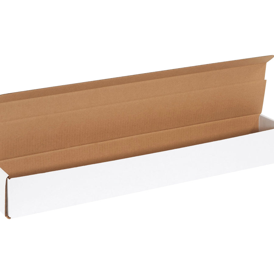 27.5x3.5x3.5 ECT-32 White Corrugated Mailers 50/Case M2733 - alias listing